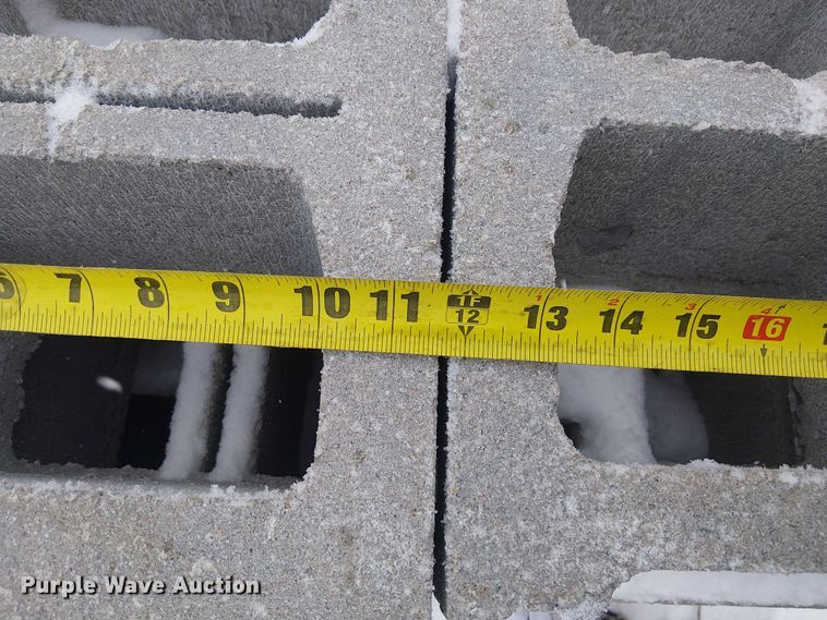 image for item FK0620 (12) pallets of cinder blocks