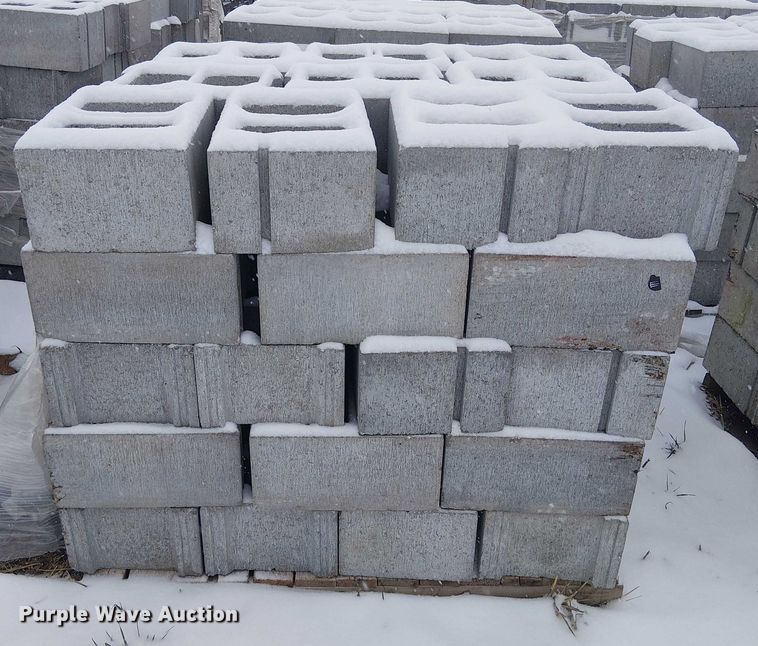 image for item FK0620 (12) pallets of cinder blocks