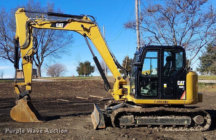 image for item FK0702 2018 Caterpillar 308E2 CR mini excavator