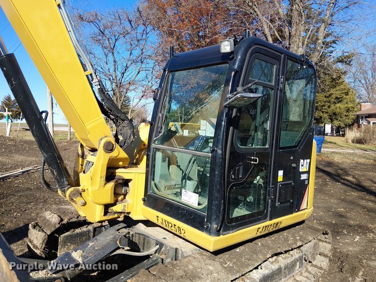 image for item FK0702 2018 Caterpillar 308E2 CR mini excavator