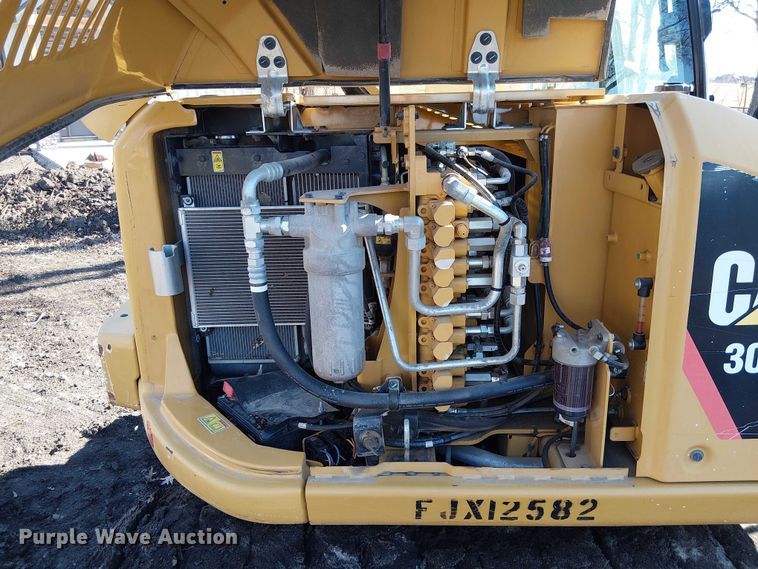 image for item FK0702 2018 Caterpillar 308E2 CR mini excavator