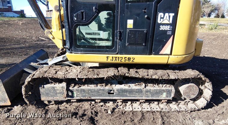image for item FK0702 2018 Caterpillar 308E2 CR mini excavator