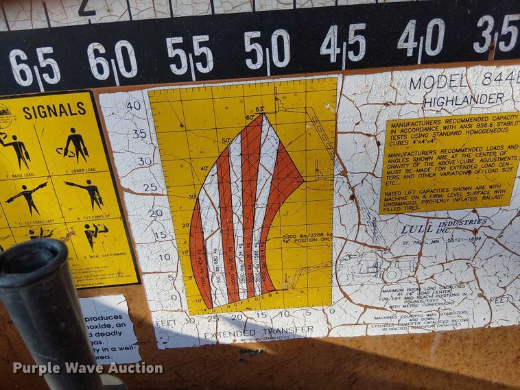 image for item FK0721 1995 Lull Highlander 844B telehandler