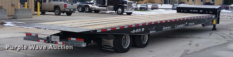 image for item FK0736 2019 Landoll 440B drop tilt deck equipment trailer