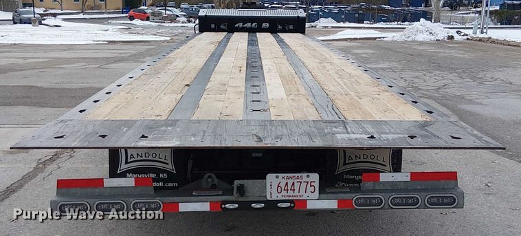 image for item FK0736 2019 Landoll 440B drop tilt deck equipment trailer