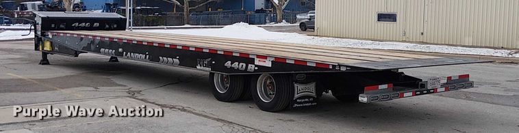 image for item FK0736 2019 Landoll 440B drop tilt deck equipment trailer