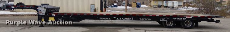image for item FK0736 2019 Landoll 440B drop tilt deck equipment trailer
