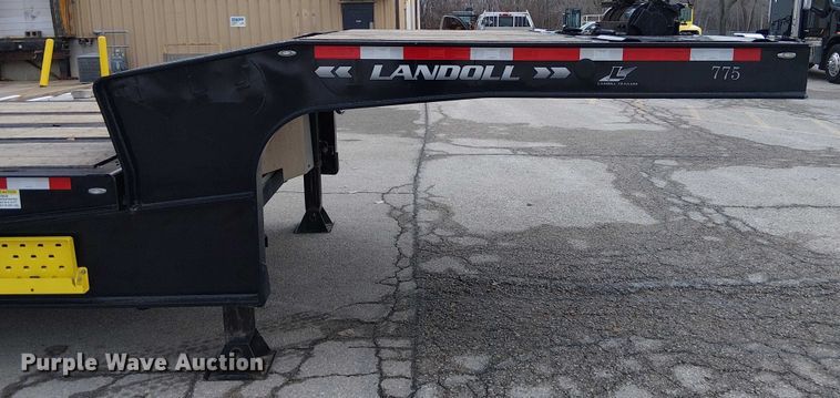 image for item FK0736 2019 Landoll 440B drop tilt deck equipment trailer