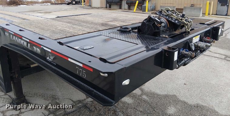 image for item FK0736 2019 Landoll 440B drop tilt deck equipment trailer