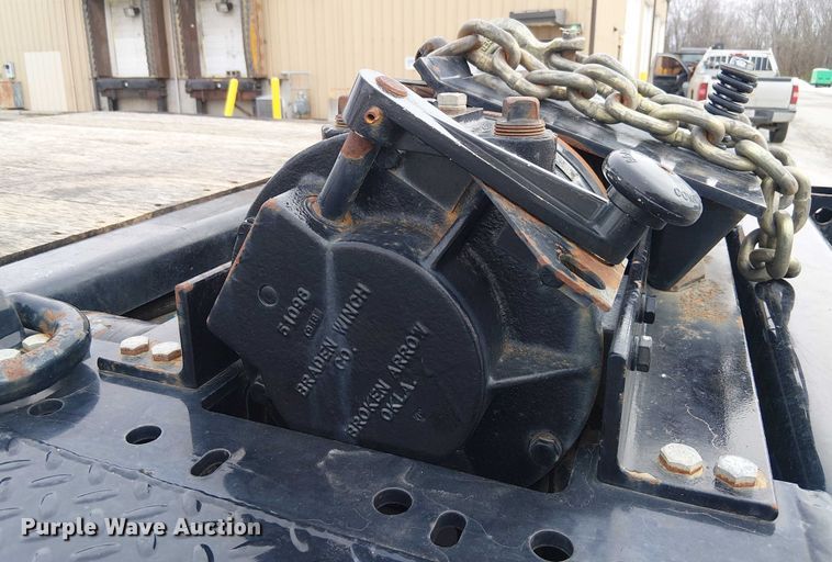 image for item FK0736 2019 Landoll 440B drop tilt deck equipment trailer