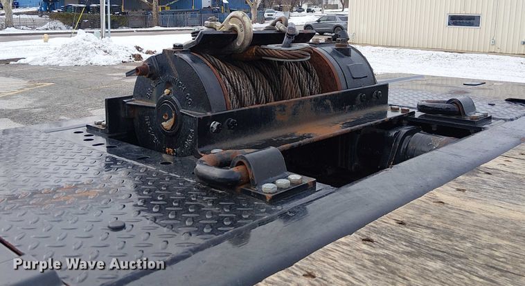 image for item FK0736 2019 Landoll 440B drop tilt deck equipment trailer