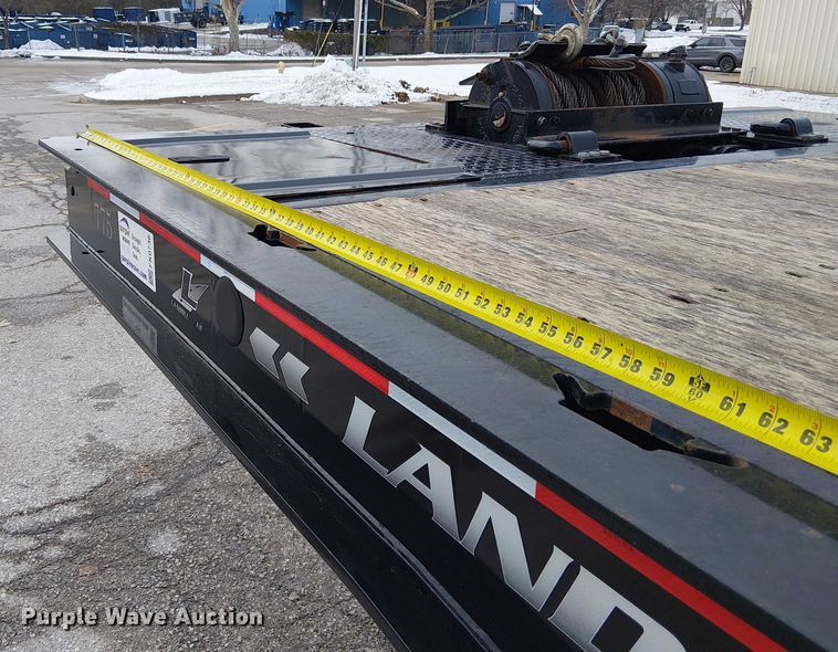 image for item FK0736 2019 Landoll 440B drop tilt deck equipment trailer