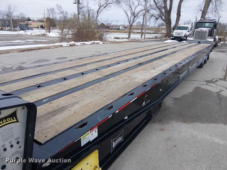 image for item FK0736 2019 Landoll 440B drop tilt deck equipment trailer