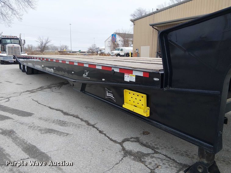 image for item FK0736 2019 Landoll 440B drop tilt deck equipment trailer