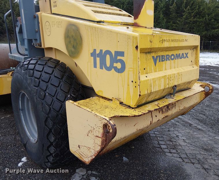 image for item FK0742 Vibromax 1105D  single drum vibratory roller