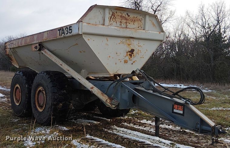 image for item FK0744 Shop Built end dump trailer