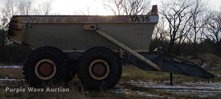 image for item FK0744 Shop Built end dump trailer