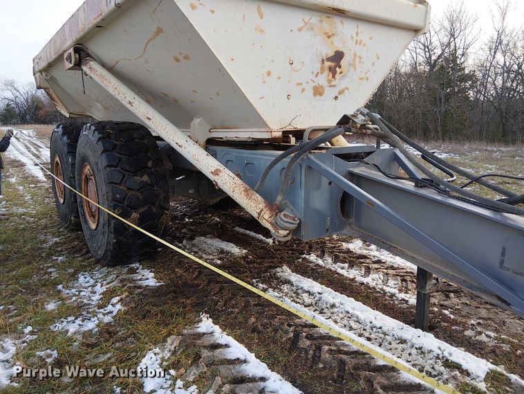 image for item FK0744 Shop Built end dump trailer