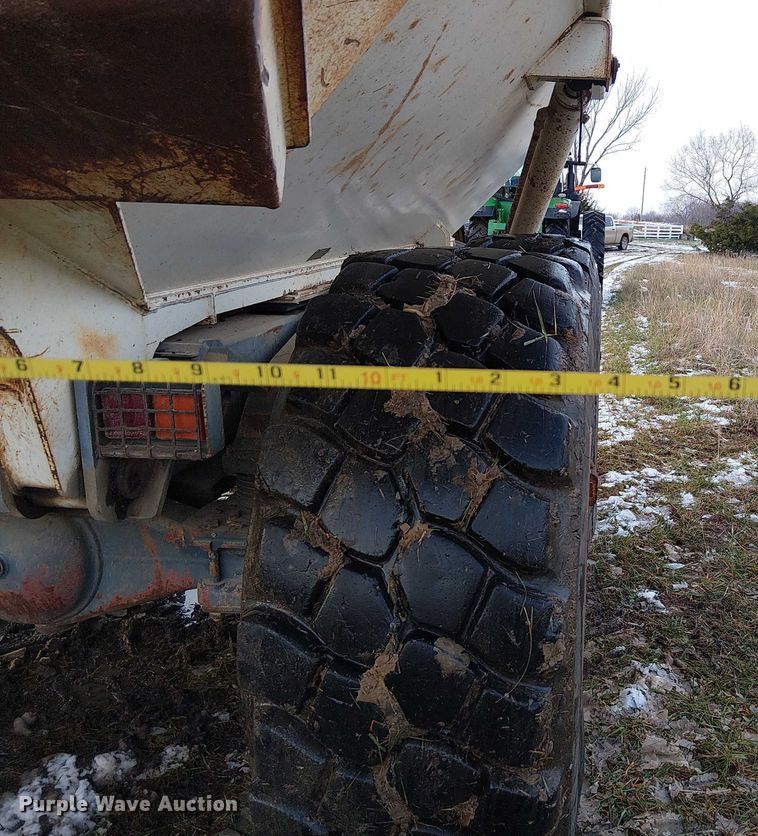 image for item FK0744 Shop Built end dump trailer