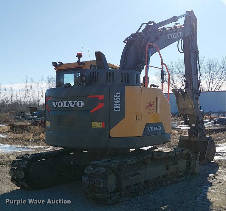 image for item FK0749 2017 Volvo ECR145EL mini excavator