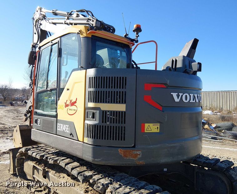 image for item FK0749 2017 Volvo ECR145EL mini excavator