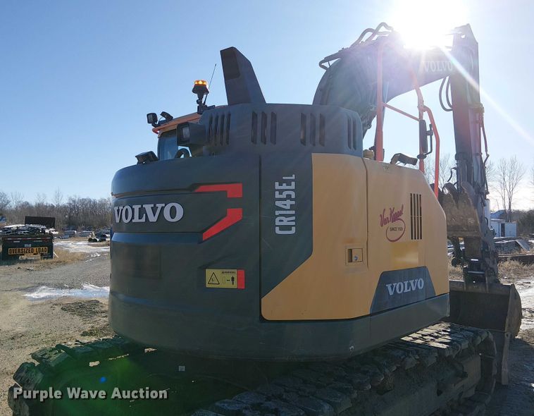 image for item FK0749 2017 Volvo ECR145EL mini excavator