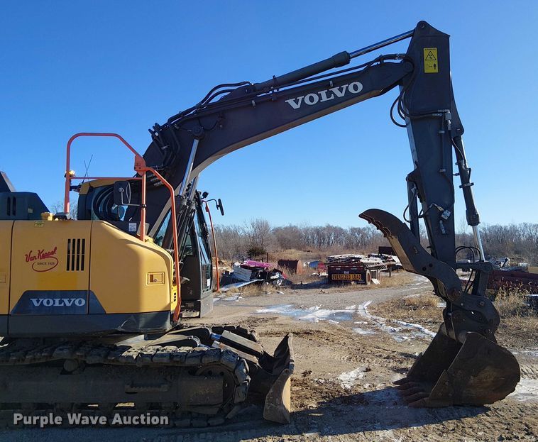 image for item FK0749 2017 Volvo ECR145EL mini excavator