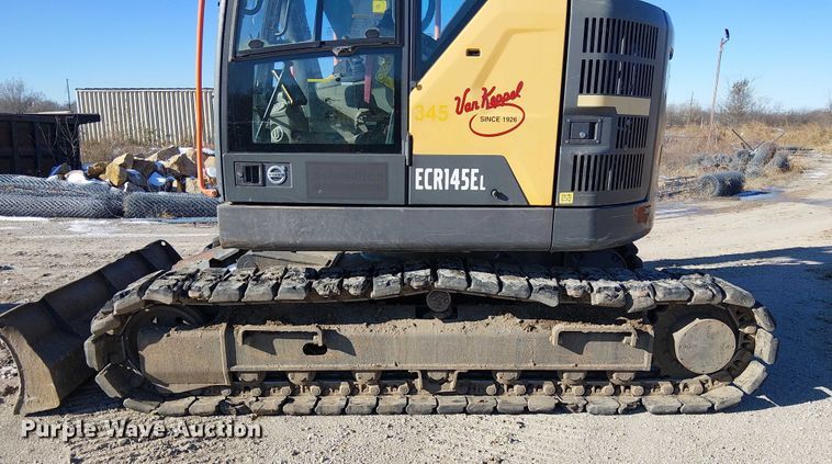 image for item FK0749 2017 Volvo ECR145EL mini excavator