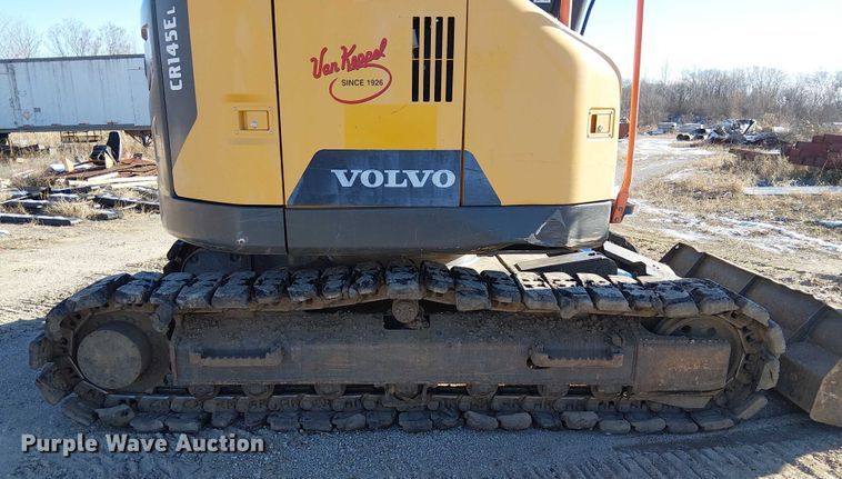image for item FK0749 2017 Volvo ECR145EL mini excavator