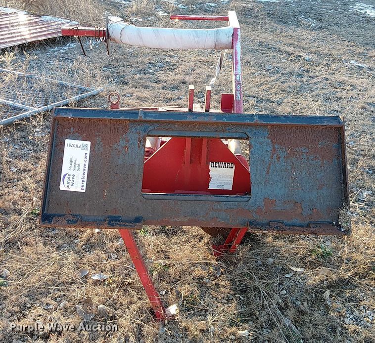 image for item FK0751 Tommy skid steer silt fence plow 