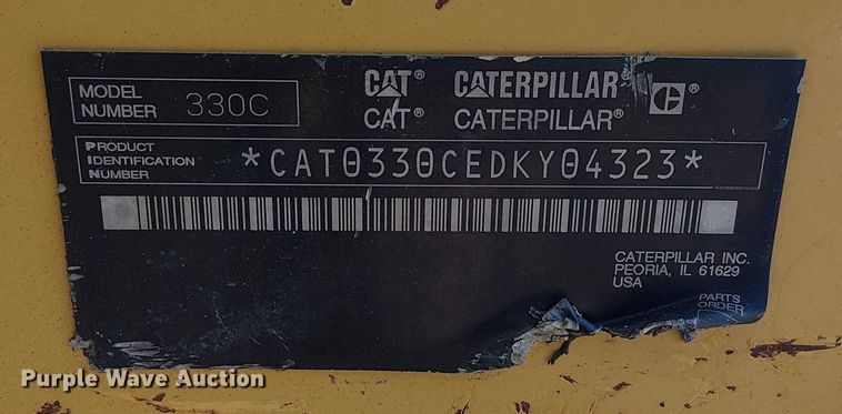 image for item FK0755 2006 Caterpillar 330C excavator
