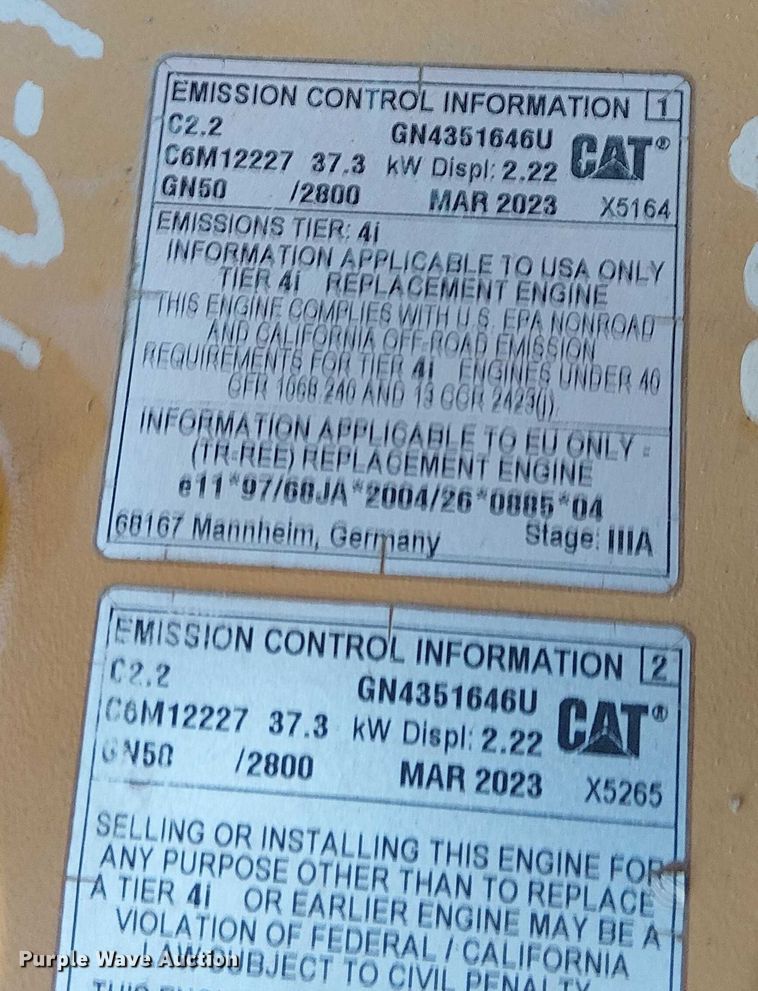 image for item FK0756 2006 Caterpillar CB-335E combination roller