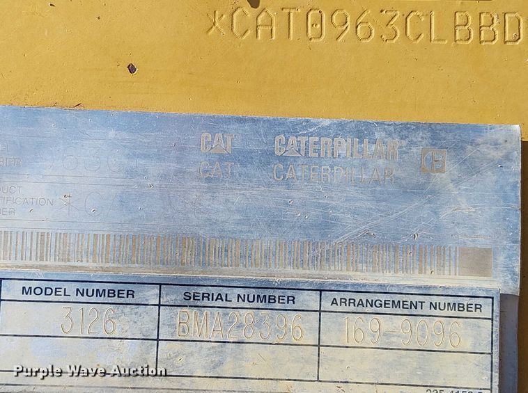 image for item FK0759 2006 Caterpillar 963C track loader