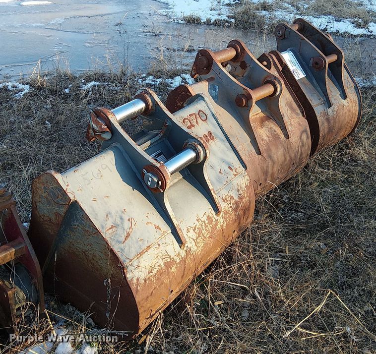 image for item FK0766 (3) Volvo mini excavator buckets