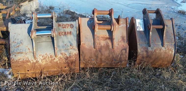 image for item FK0766 (3) Volvo mini excavator buckets