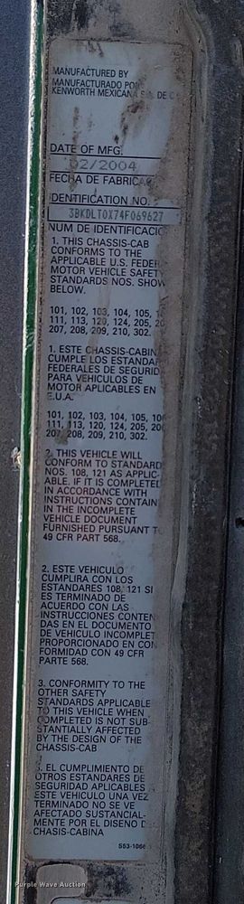 image for item FK0768 2004 Kenworth T800 ready mix truck