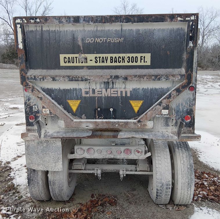image for item FK0779 1999 Clement end dump trailer