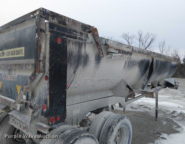 image for item FK0779 1999 Clement end dump trailer