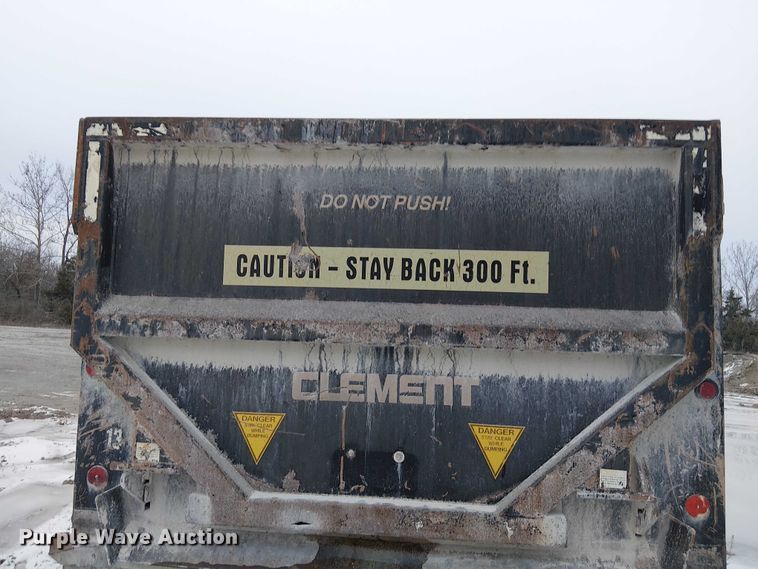 image for item FK0779 1999 Clement end dump trailer