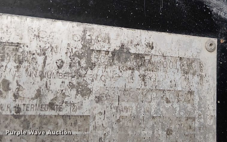 image for item FK0779 1999 Clement end dump trailer