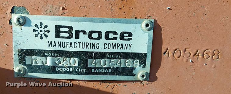 image for item FK0829 2006 Broce RJ 350 broom