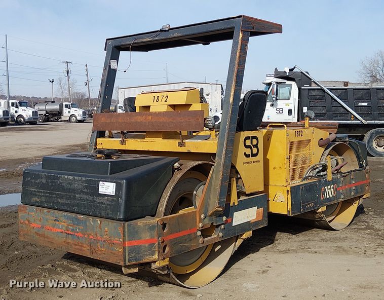 image for item FK0832 Hypac C766C double drum vibratory roller