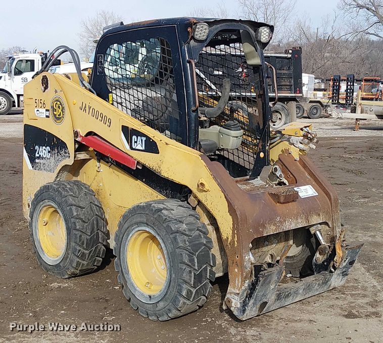 image for item FK0837 2008 Caterpillar 246C skid steer loader