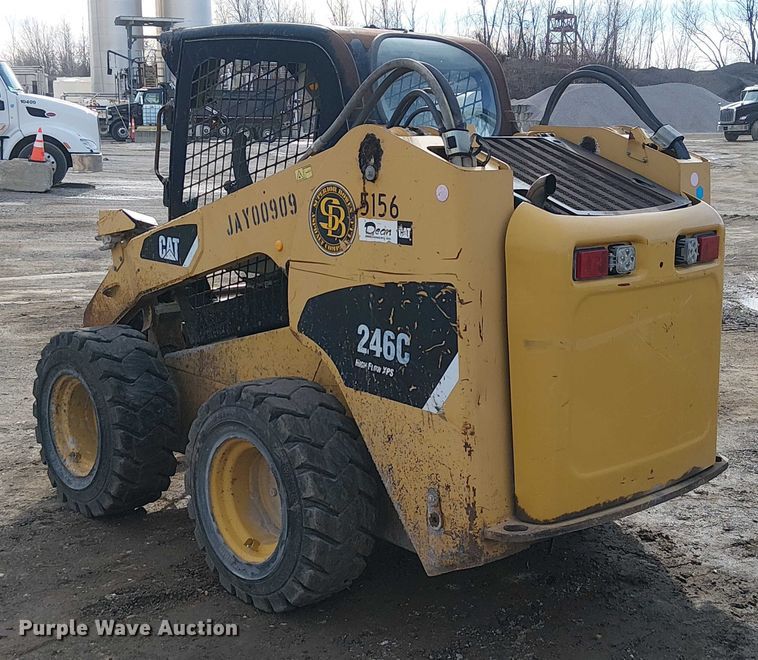 image for item FK0837 2008 Caterpillar 246C skid steer loader