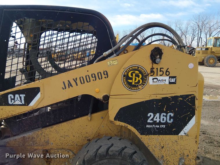 image for item FK0837 2008 Caterpillar 246C skid steer loader