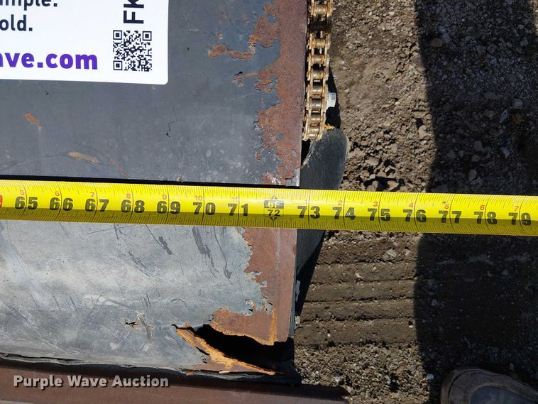 image for item FK0838 Ingersoll Rand Sweeper 72 skid steer sweeper