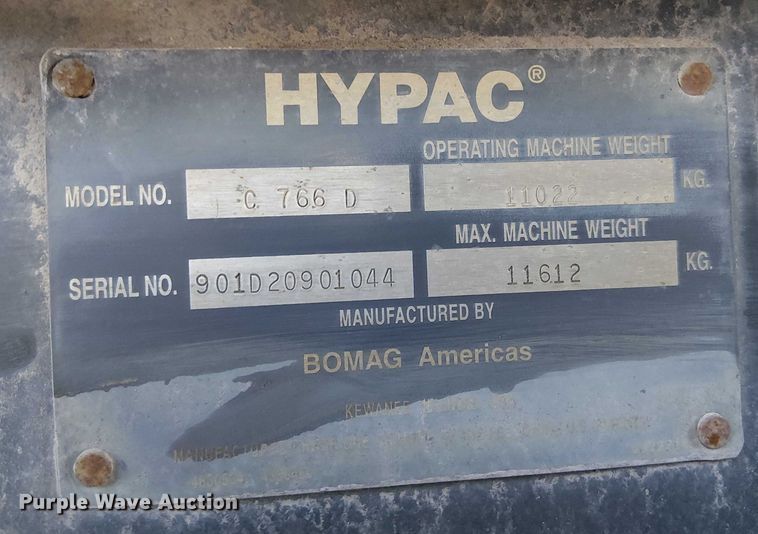 image for item FK0840 Hypac C766D double drum vibratory roller