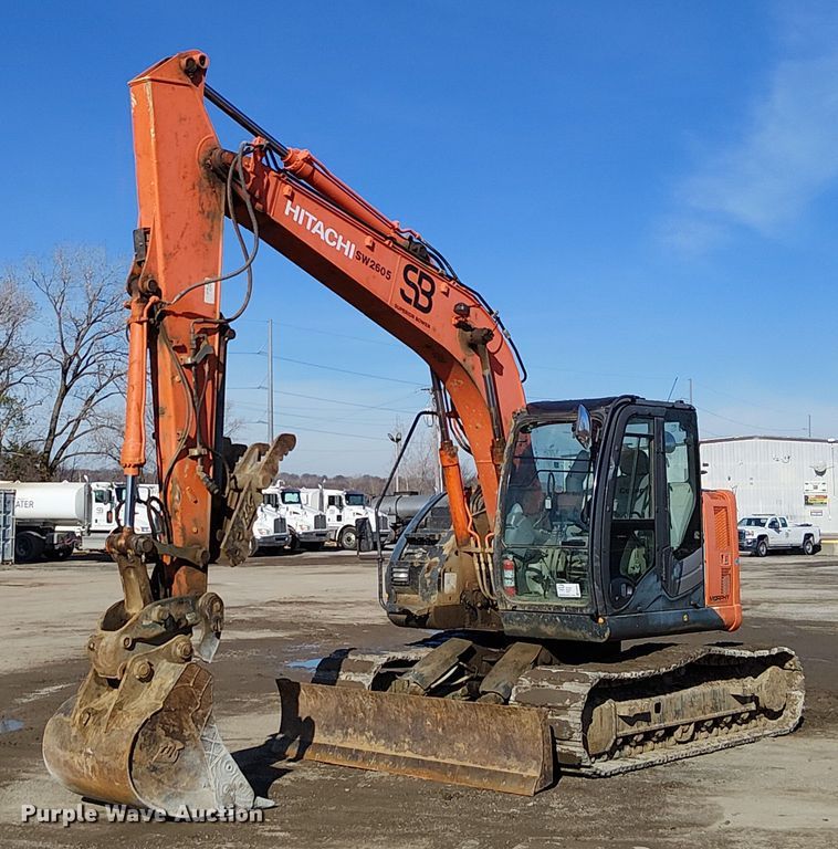image for item FK0844 2014 Hitachi ZX135US-5N mini excavator