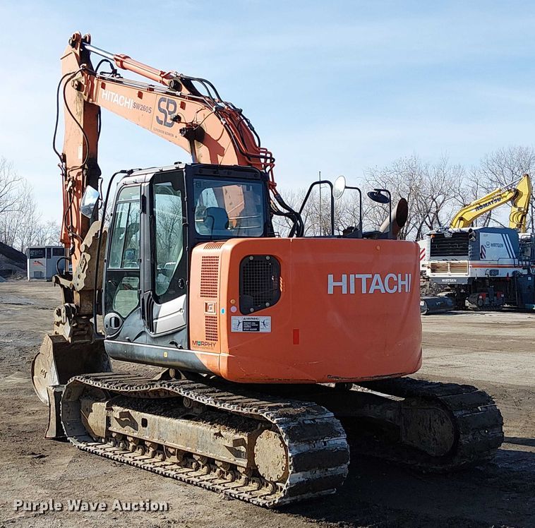 image for item FK0844 2014 Hitachi ZX135US-5N mini excavator
