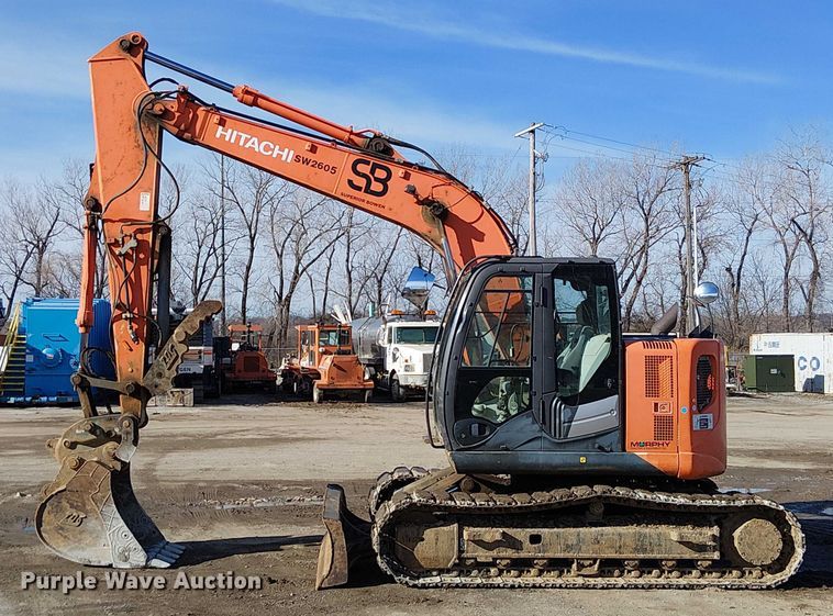 image for item FK0844 2014 Hitachi ZX135US-5N mini excavator